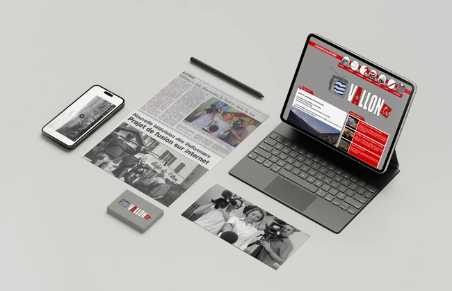 Vallon TV : Site et WebTV